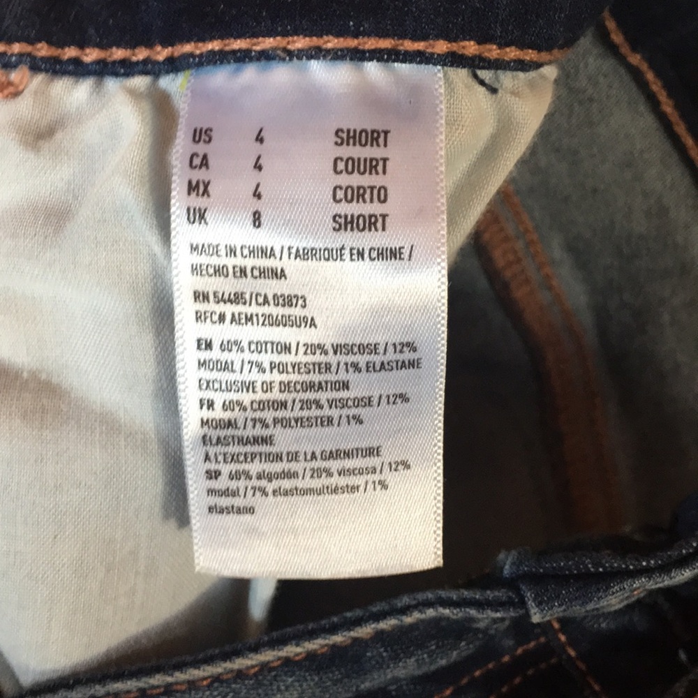 American Eagle Super Stretch Skinny Jeans, 4 Short - Picture 4 of 6